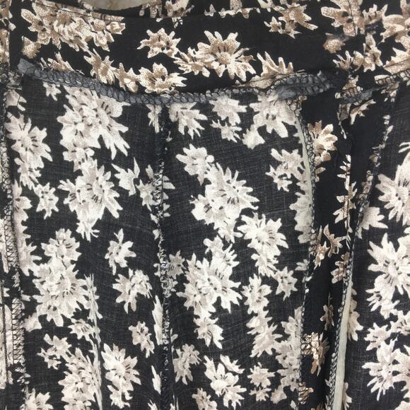 Vintage Studio Black and Tan Floral Maxi-Skirt Size Large - Picture 11 of 14